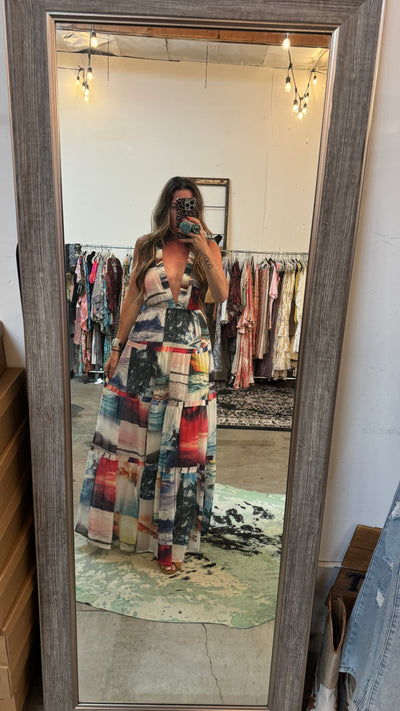 Surf's up maxi dress