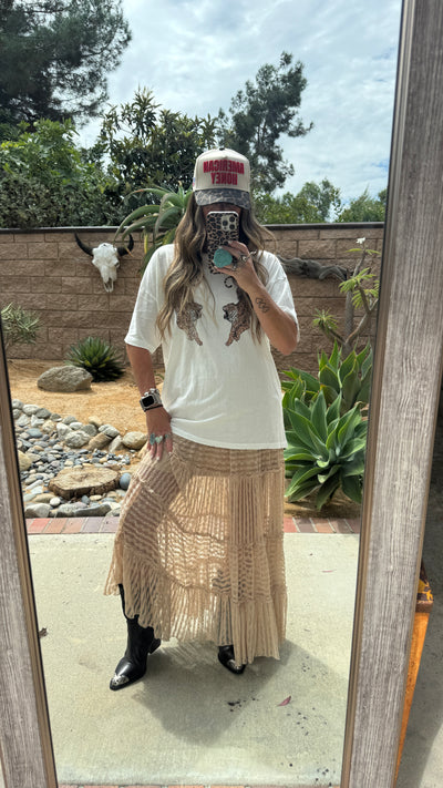 Goldie lace skirt