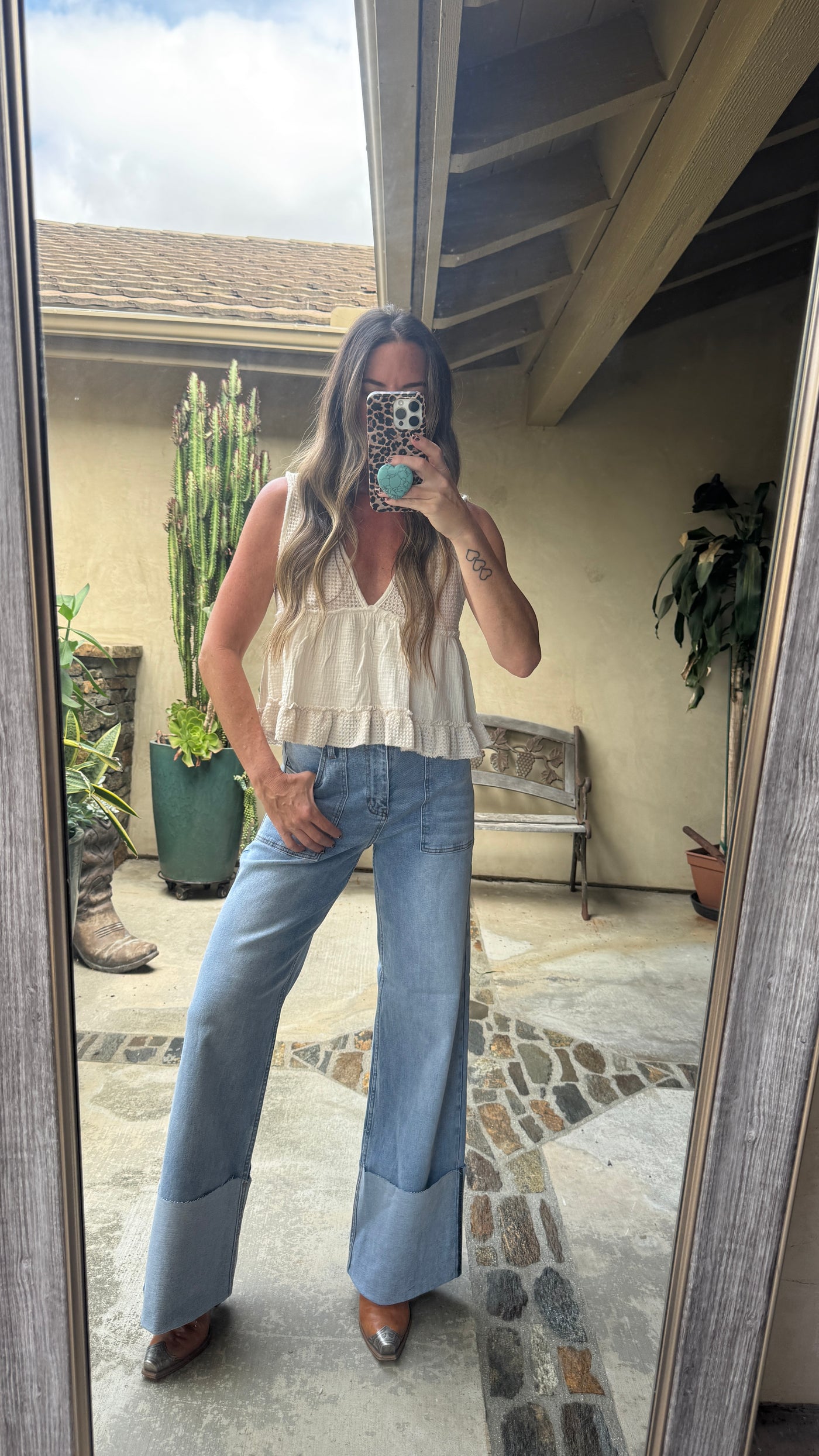 Cuff jeans