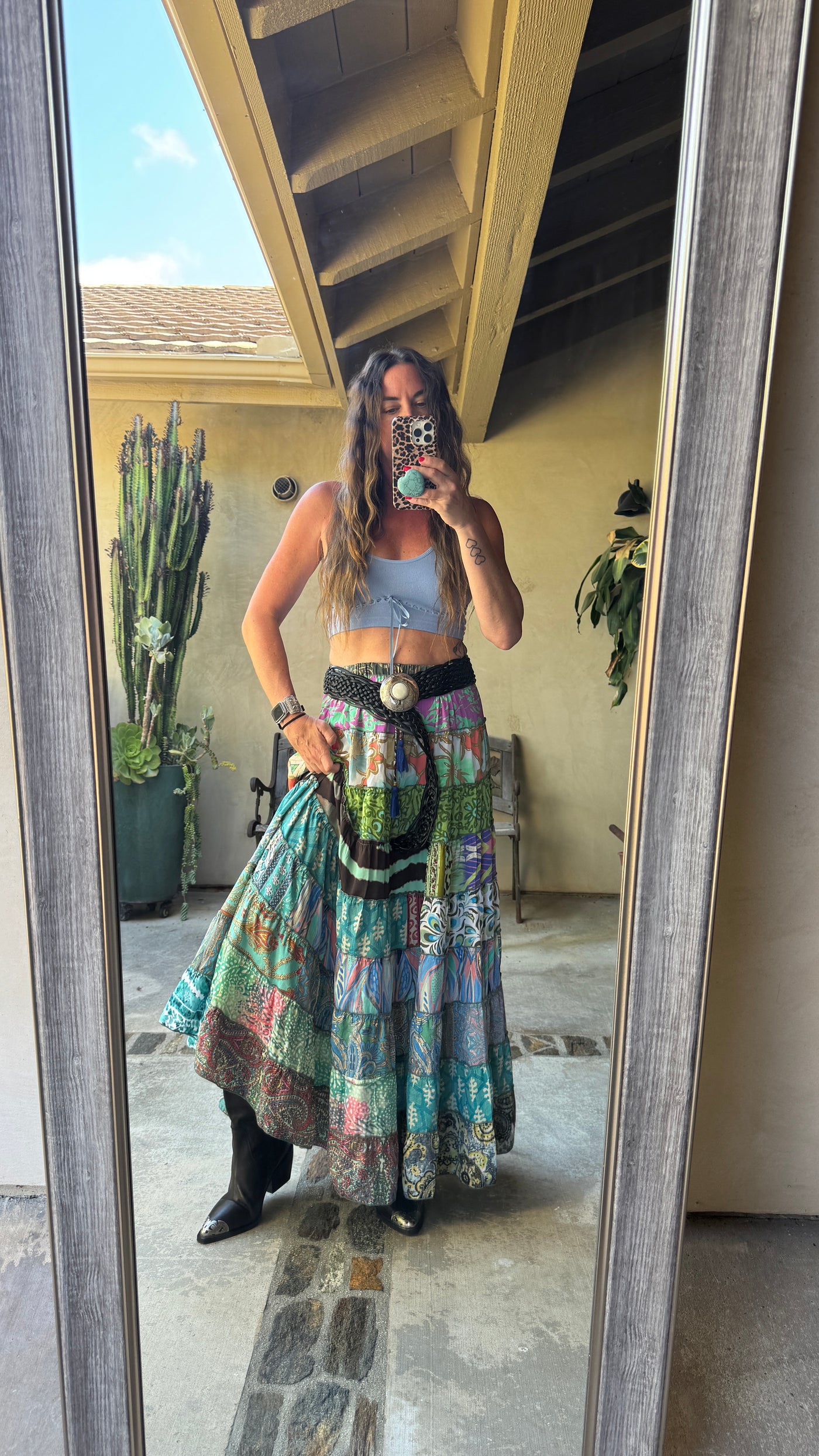 Patchwork skirt