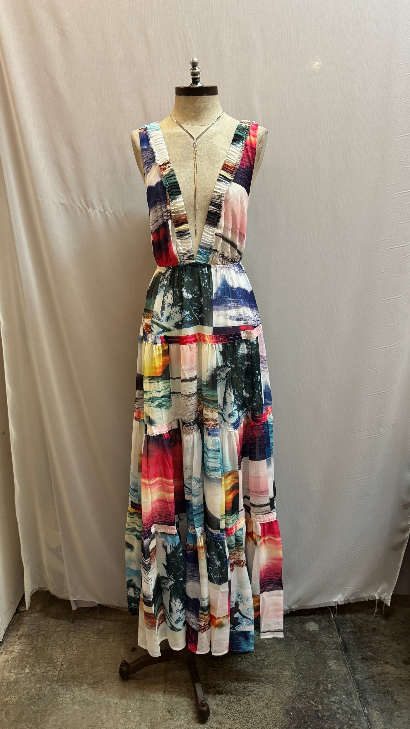 Surf's up maxi dress