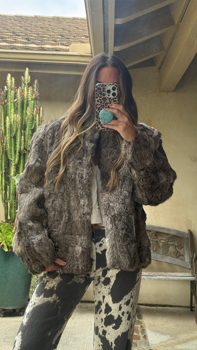 Vintage fur jacket
