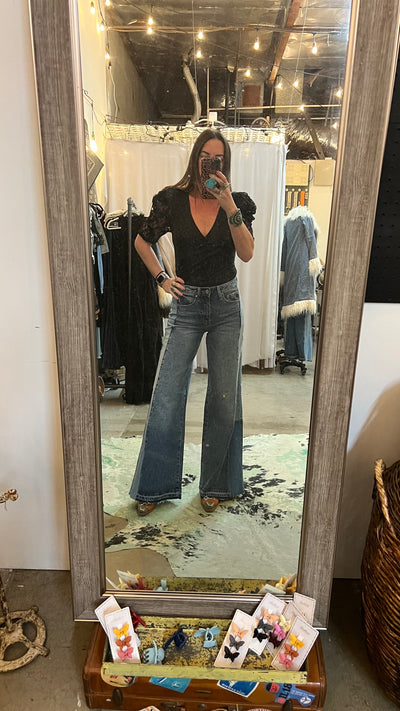 Stockyard wide leg jean