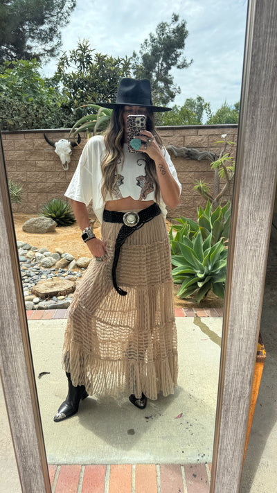 Goldie lace skirt