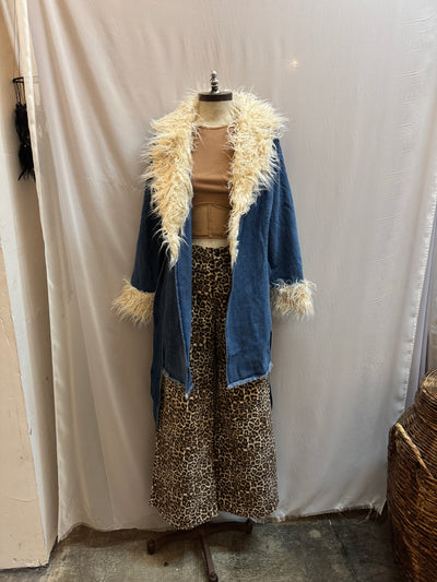 Denim penny lane coat