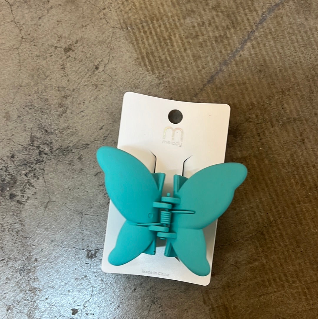 Butterfly hair clips