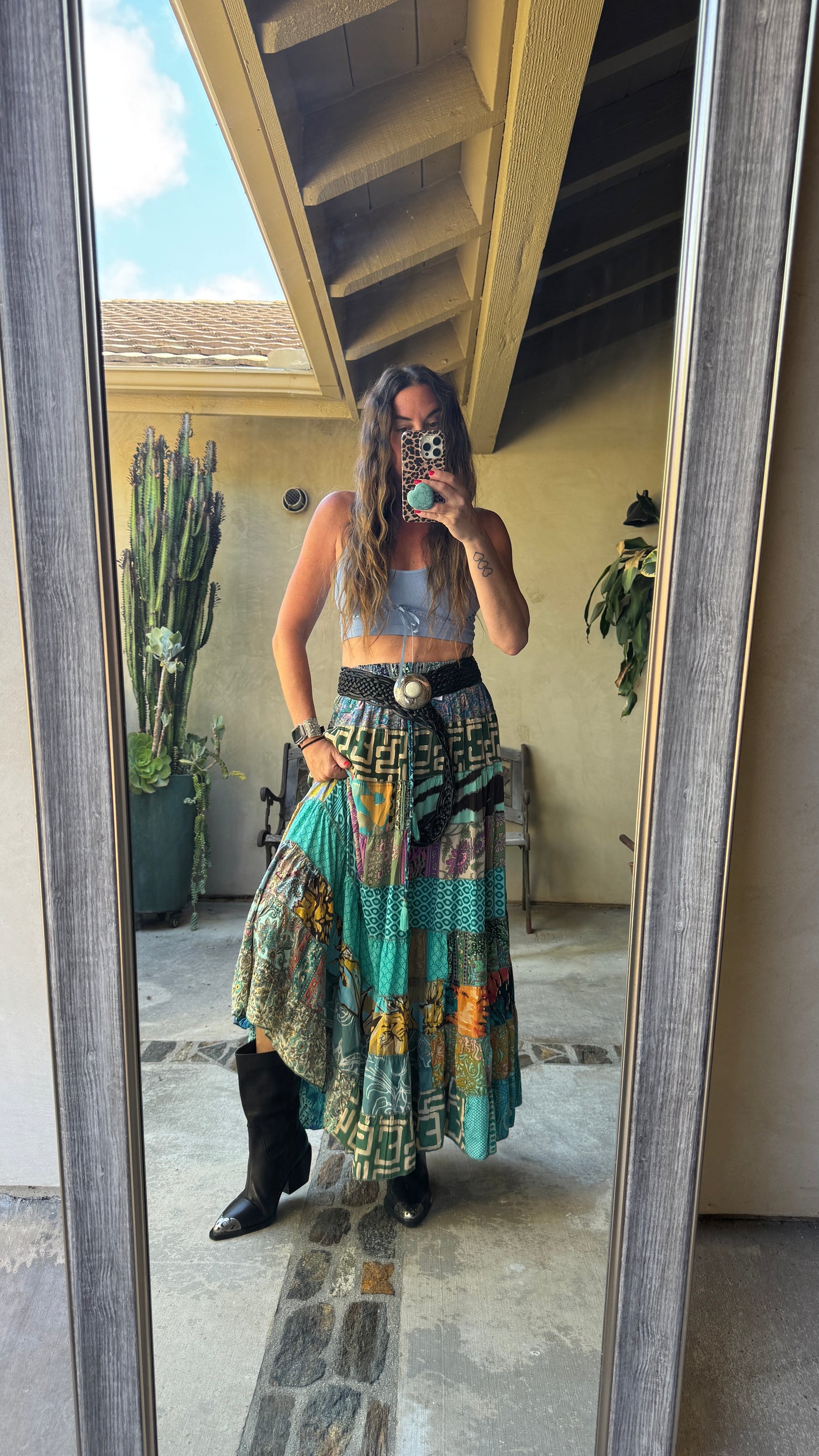 Patchwork skirt