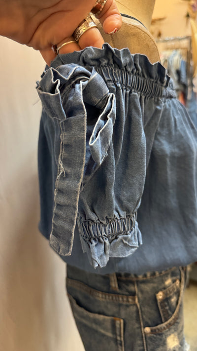 Debbie denim top