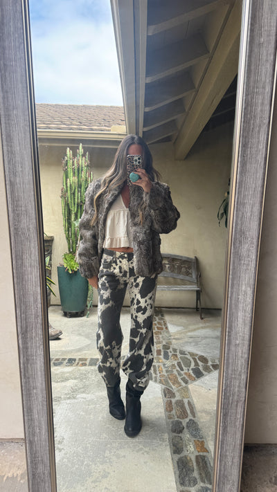 Vintage fur jacket