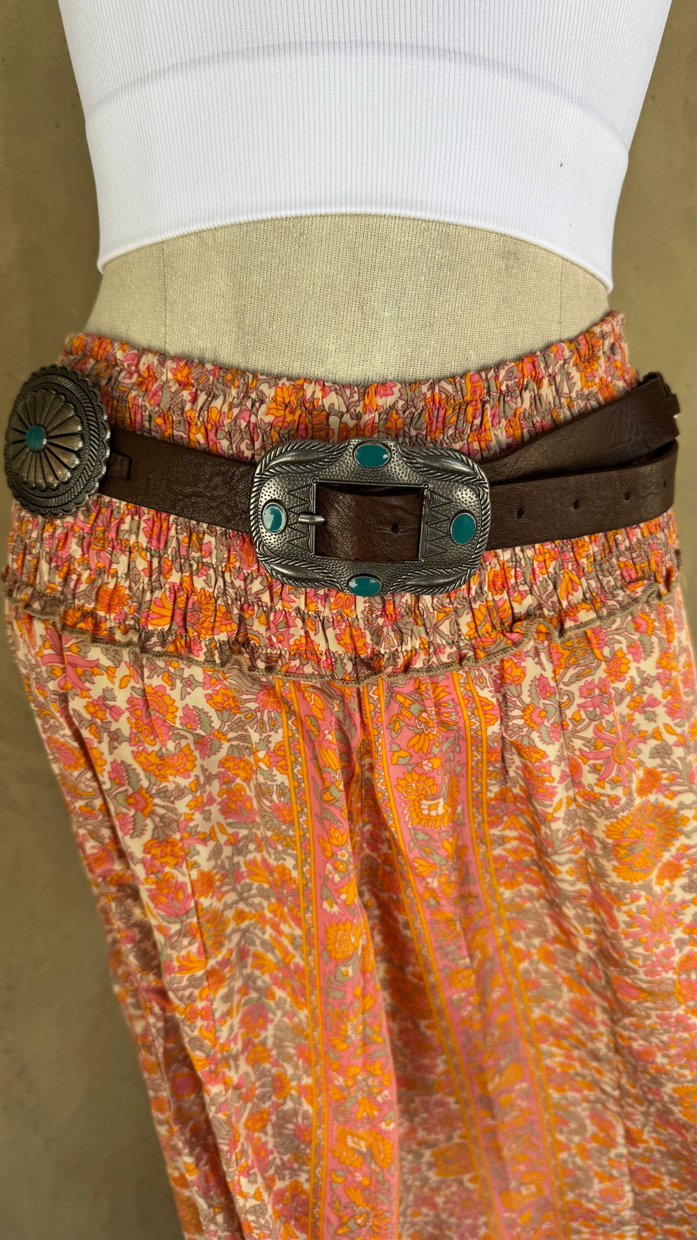 Brown Concho belt