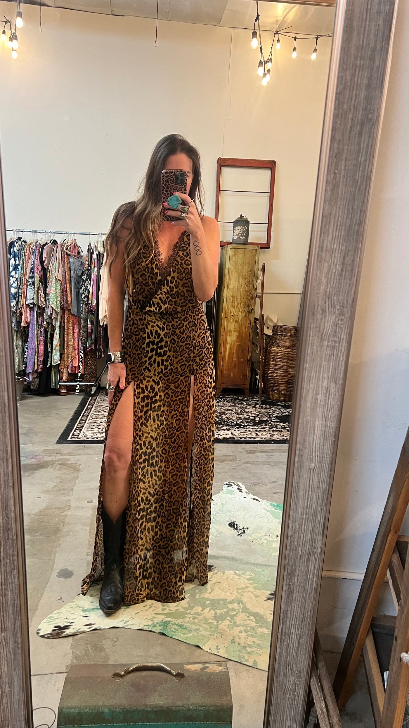 Leopard lover maxi dress