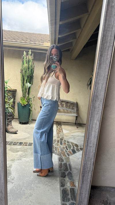 Cuff jeans
