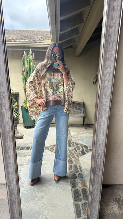Kaia kaftan top