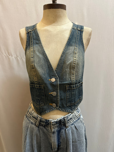 Denim vest