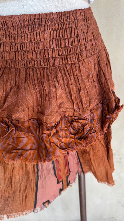 Ruffle skirt (copper)