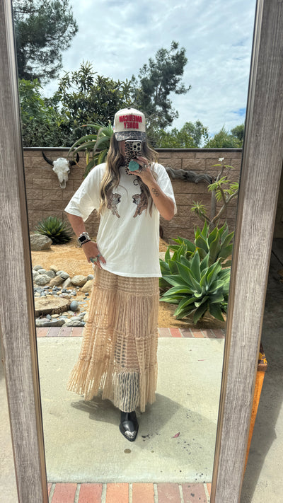 Goldie lace skirt