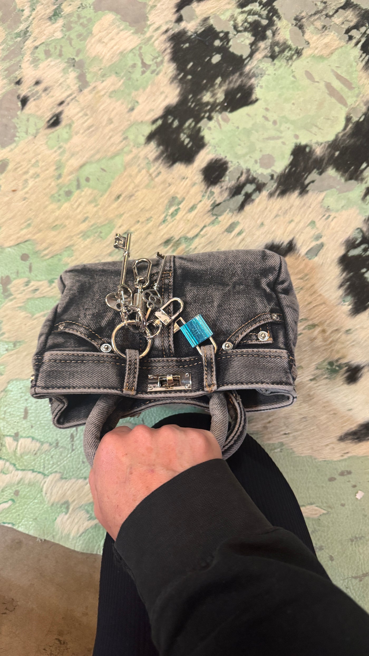 Denim mini bags