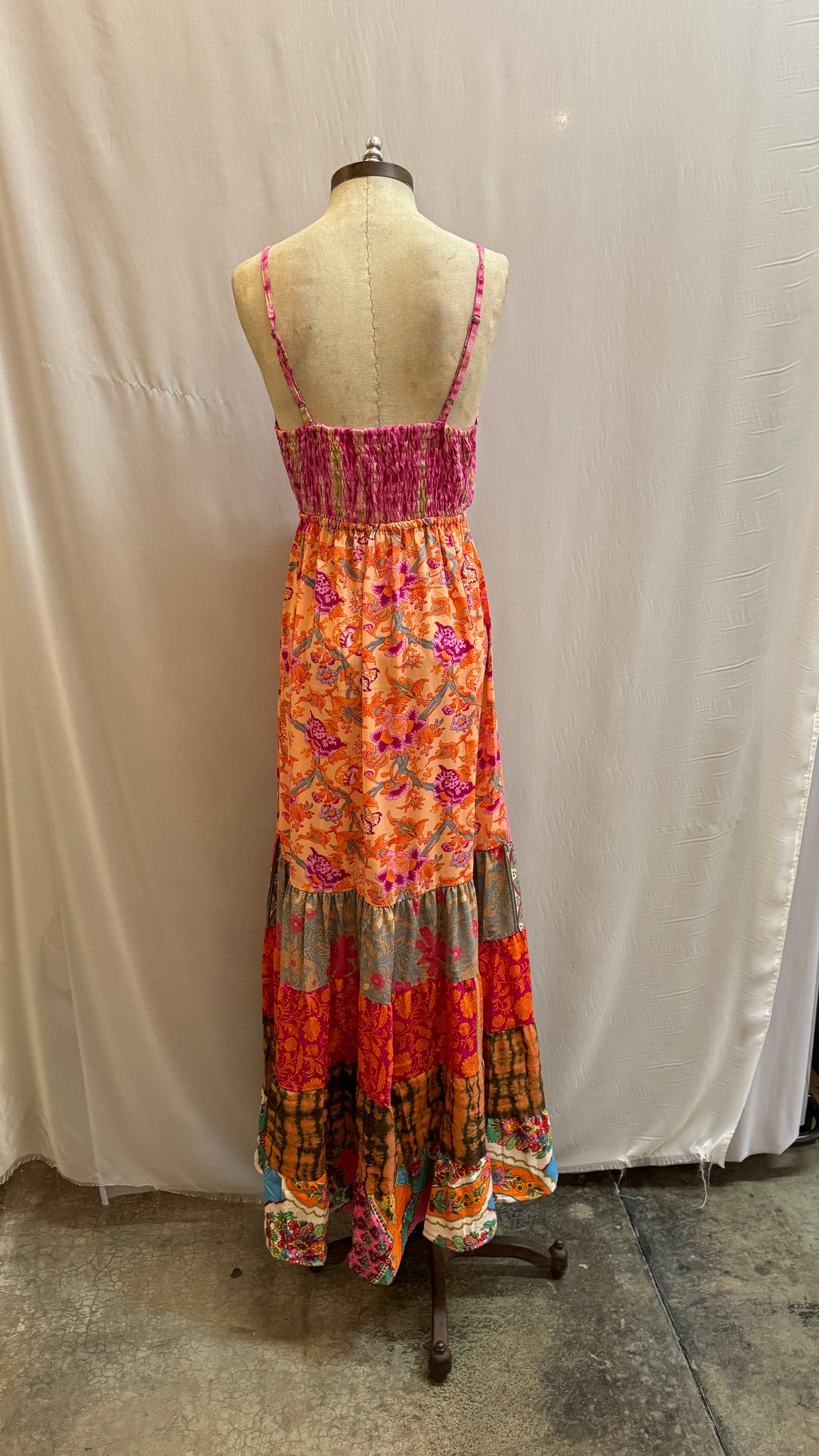 Patchwork waverly dress