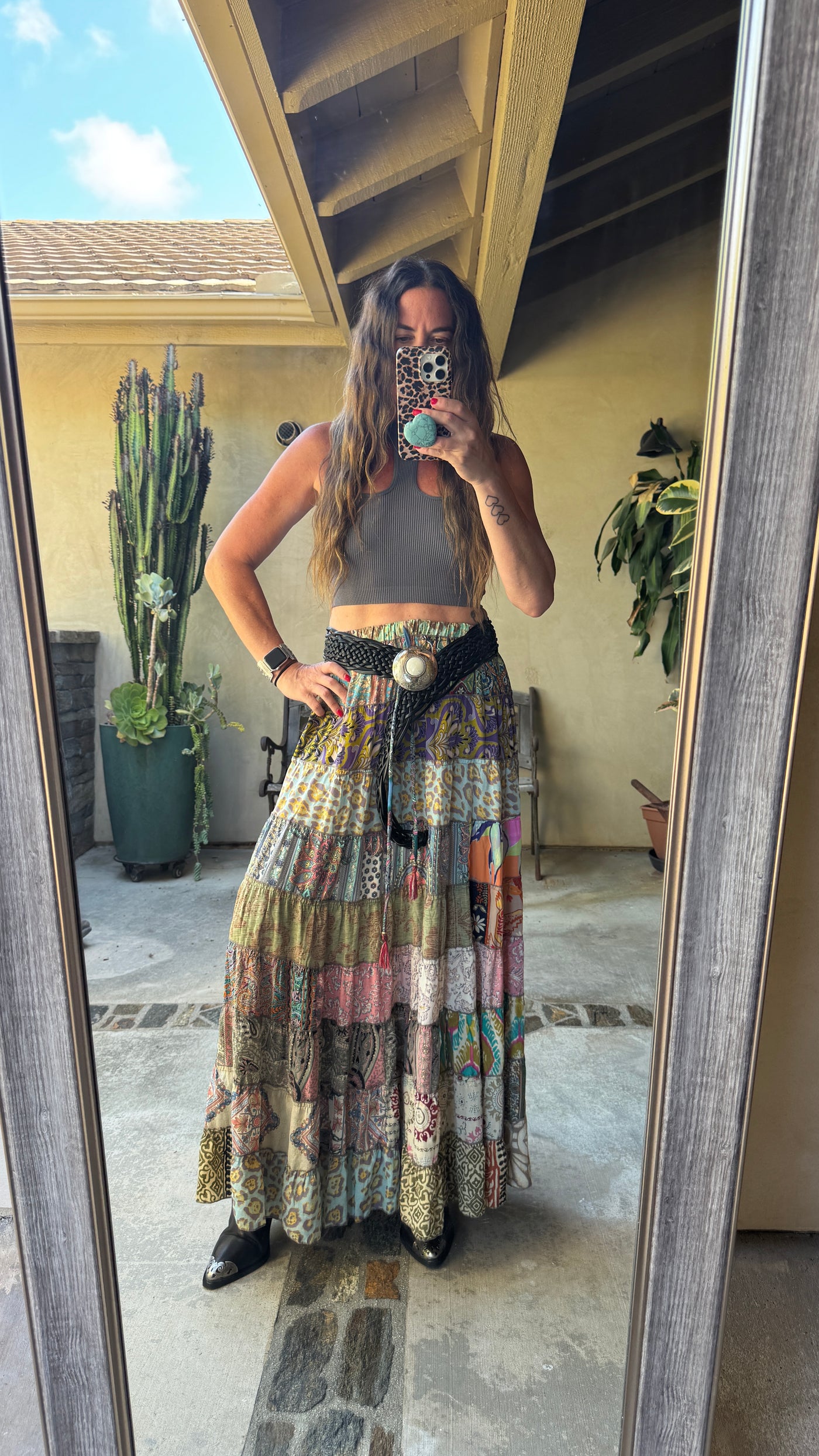 Patchwork skirt
