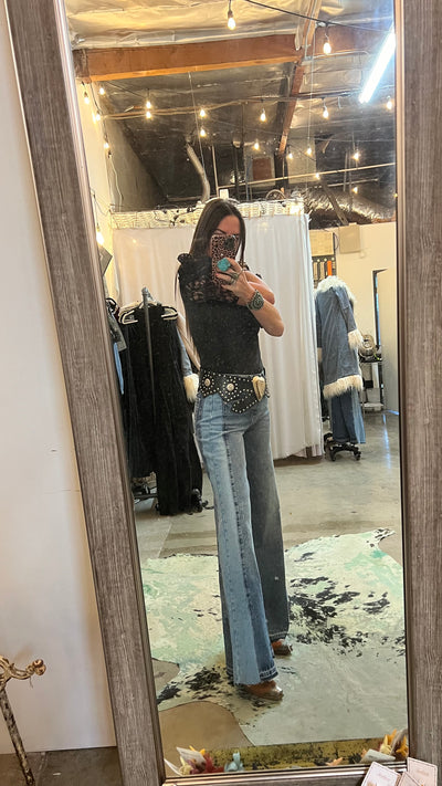 Stockyard wide leg jean