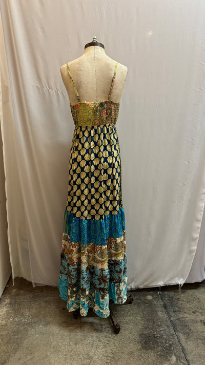 Patchwork waverly dress