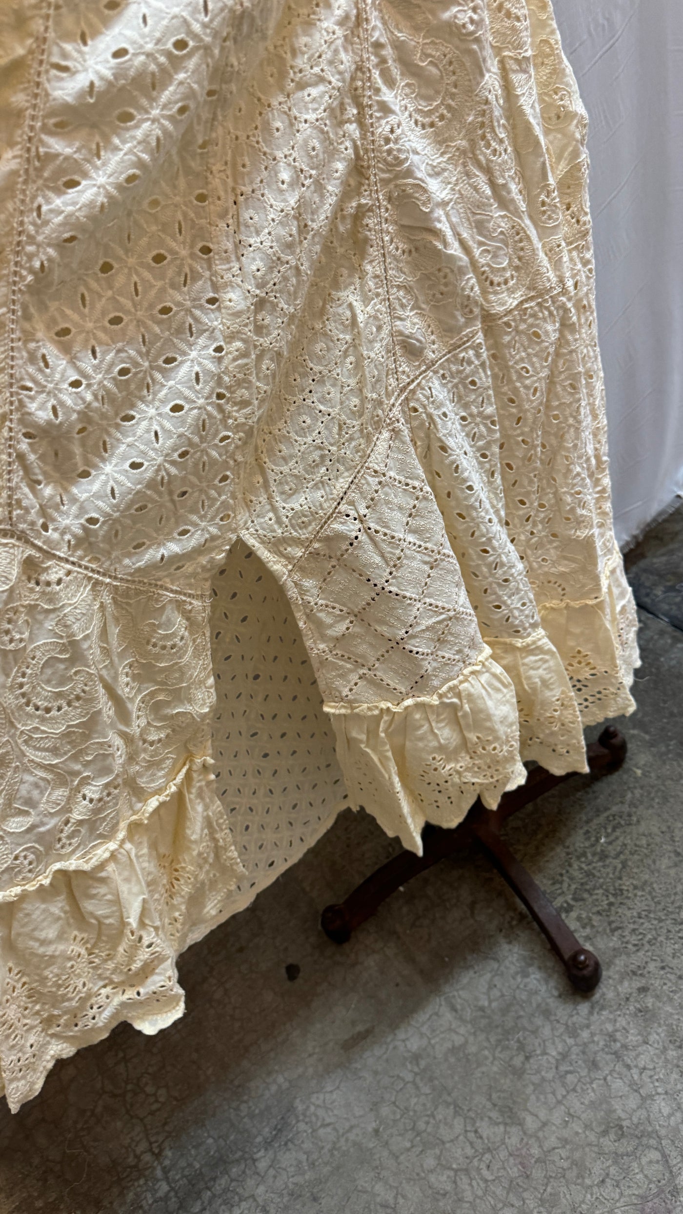 Haley eyelet skirt