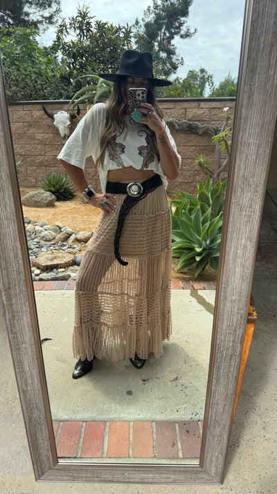 Goldie lace skirt