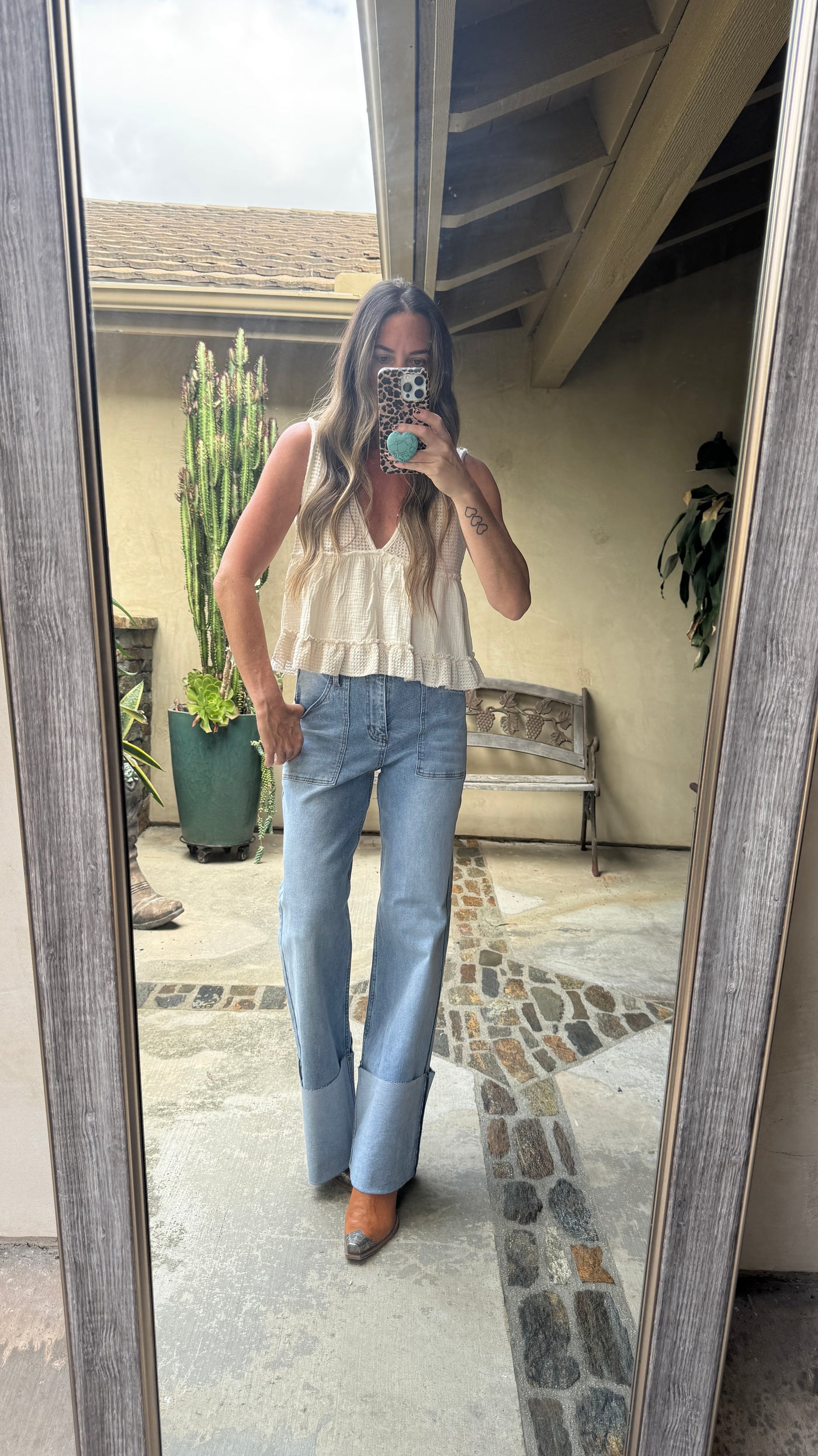 Cuff jeans