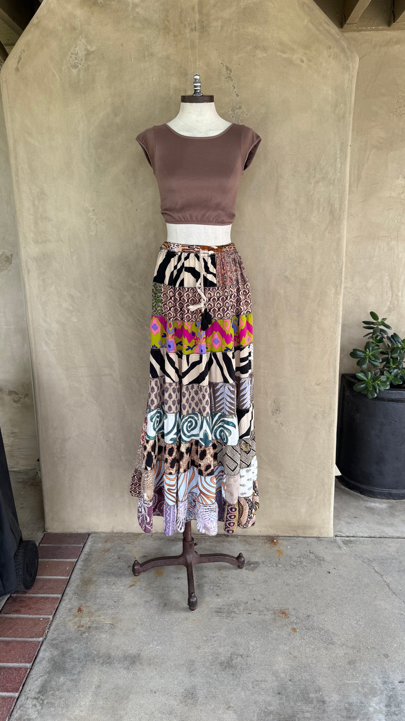 Patchwork skirt
