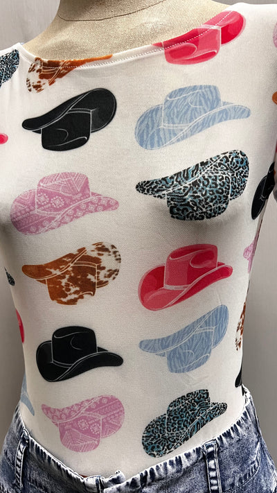 Cowboy hat bodysuit