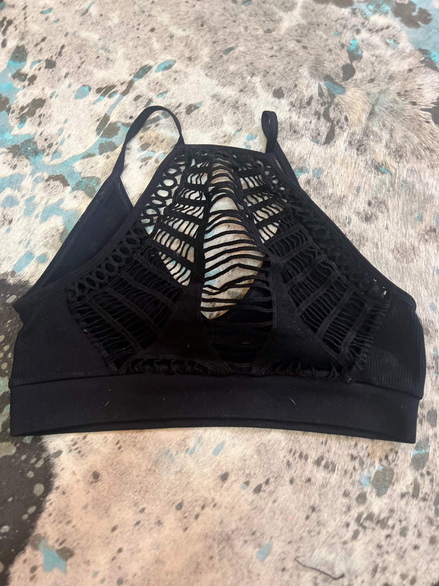 Cage back bralette