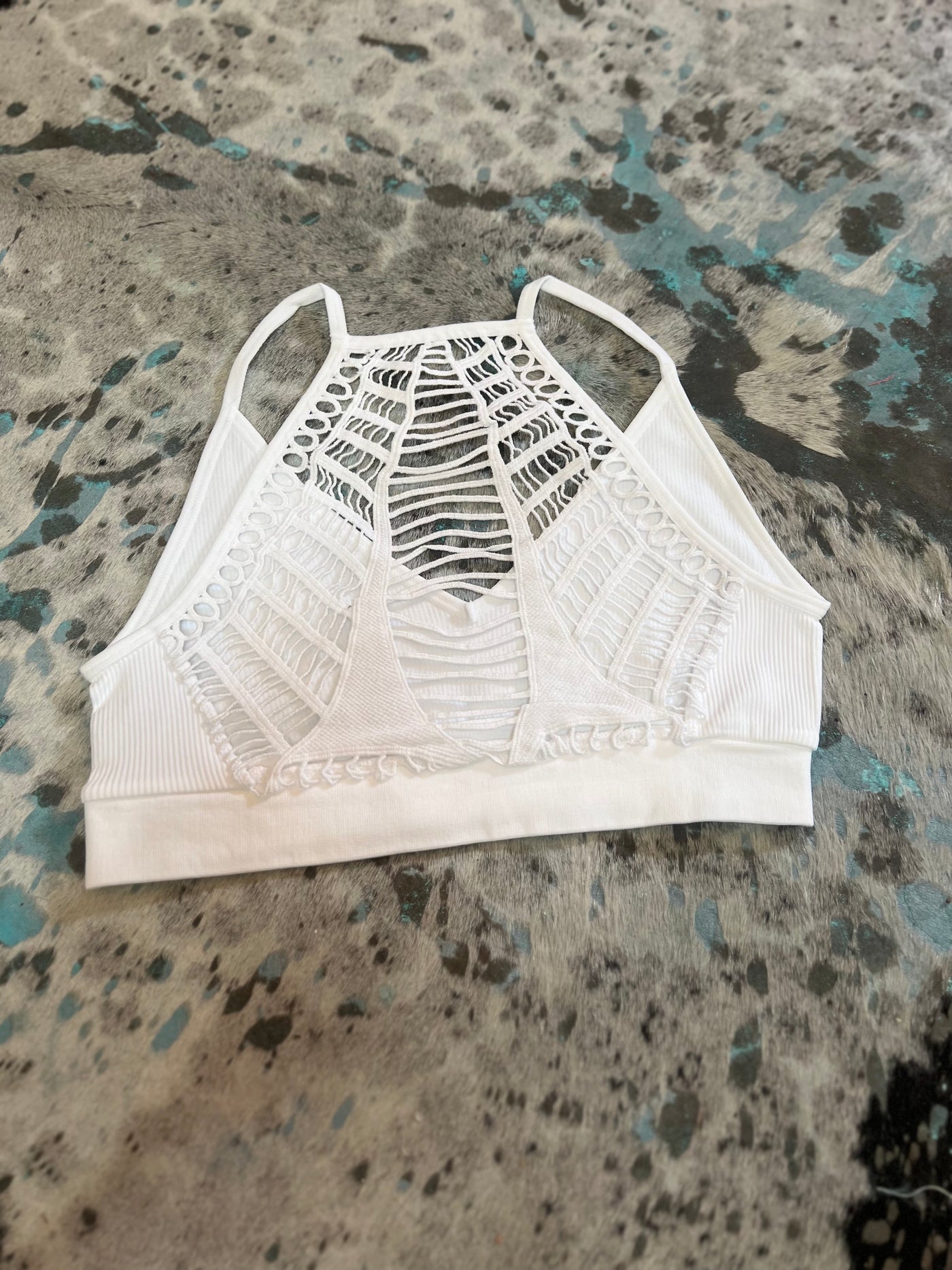 Cage back bralette